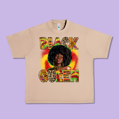 Black Queen Urban Heavy Tee Designed By Zillion Design Studio