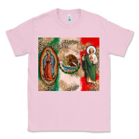 Bubblegum Pink Virgin Mary and San Judas Classic Tee - CTS Tumbler Store