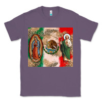Lavender Virgin Mary and San Judas Classic Tee - CTS Tumbler Store