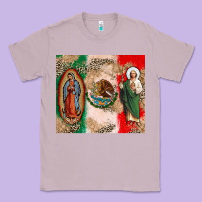 Virgin Mary And San Judas Classic Tee Designed By Cts Tumbler Store