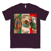 Plum Virgin Mary and San Judas Classic Tee - CTS Tumbler Store