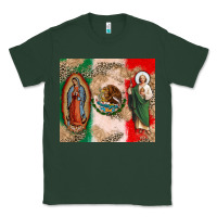 Sports Green Virgin Mary and San Judas Classic Tee - CTS Tumbler Store