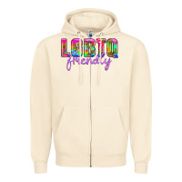 Sandshell lgbtq friendly Zipper Hoodie - HRA Design Shop