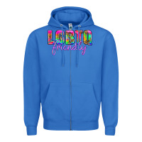 True Royal lgbtq friendly Zipper Hoodie - HRA Design Shop