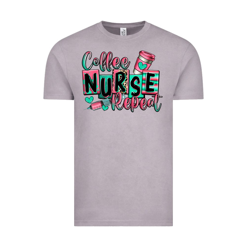 Coffee Nurse Repeat Vintage Tee by RanaPortraitStore | Teevron