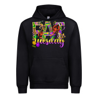 Black Mardi Gras fat tuesday Urban Hoodie - BundleAndBundleShop