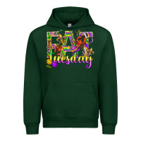 Forest Green Mardi Gras fat tuesday Urban Hoodie - BundleAndBundleShop