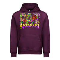 Mauve Wine Mardi Gras fat tuesday Urban Hoodie - BundleAndBundleShop
