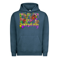 Pigment Midnight Navy Mardi Gras fat tuesday Urban Hoodie - BundleAndBundleShop
