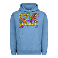 Pigment Pebble Blue Mardi Gras fat tuesday Urban Hoodie - BundleAndBundleShop