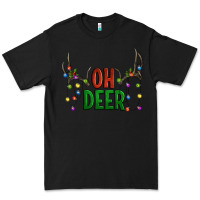 Black Oh deer christmas Premium Tee - Artiststas