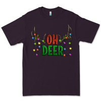 Plum Oh deer christmas Premium Tee - Artiststas