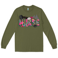 Army Green race nurse Long Sleeve Tee - Zillion Design Studio