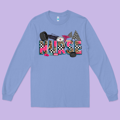 Race Nurse Long Sleeve Tee Designed By Zillion Design Studio