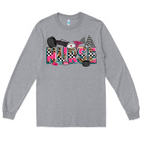 Heather Grey race nurse Long Sleeve Tee - Zillion Design Studio