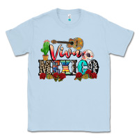 Dusty Blue viva mexico Classic Tee - CTS Tumbler Store