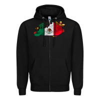Black mexica kentucky Zipper Hoodie - CowhideDigitalArt