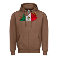 Chestnut mexica kentucky Zipper Hoodie - CowhideDigitalArt