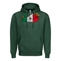 Sports Green mexica kentucky Zipper Hoodie - CowhideDigitalArt