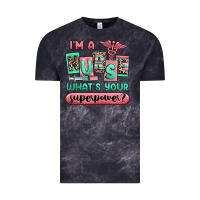 Cloud Black im a nurse whats your superpower Vintage Tee - RanaPortraitStore