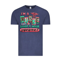 Vintage Denim im a nurse whats your superpower Vintage Tee - RanaPortraitStore