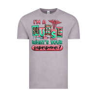 Vintage Zinc im a nurse whats your superpower Vintage Tee - RanaPortraitStore