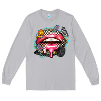 Moon Dust race lips Long Sleeve Tee - Zillion Design Studio