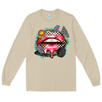 Mushroom race lips Long Sleeve Tee - Zillion Design Studio