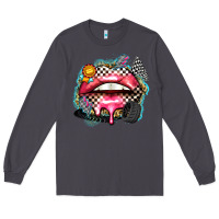 Smoke race lips Long Sleeve Tee - Zillion Design Studio