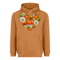Meerkat pumpkin and daisies Heavyweight Hoodie - AdoDesignShop