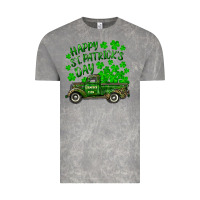 Happy St. Patricks Day Shamrock Farm Truck Vintage Tee | Teevron