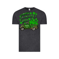 Vintage Black happy st. patricks day shamrock farm truck Vintage Tee - RanaPortraitStore