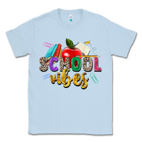 Dusty Blue school vibes Classic Tee - Zillion Design Studio