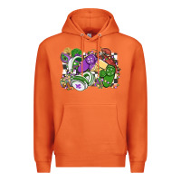 Carrot gamer mardi gras game controller Premium Hoodie - MaliasSmallBusiness