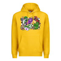 Lemon gamer mardi gras game controller Premium Hoodie - MaliasSmallBusiness
