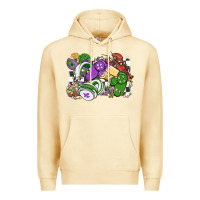 Pina Colada gamer mardi gras game controller Premium Hoodie - MaliasSmallBusiness