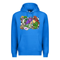 True Royal gamer mardi gras game controller Premium Hoodie - MaliasSmallBusiness