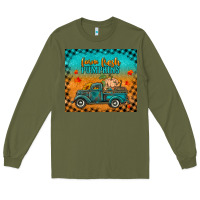 Army Green farm fresh pumpkins tumbler Long Sleeve Tee - RanaPortraitStore