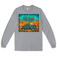 Heather Grey farm fresh pumpkins tumbler Long Sleeve Tee - RanaPortraitStore