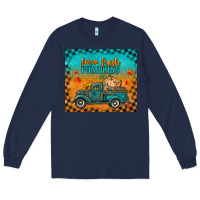 Navy farm fresh pumpkins tumbler Long Sleeve Tee - RanaPortraitStore