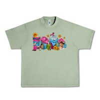 Oil Green cowgirl coffee cups Urban Heavy Tee - texasbilliewilder