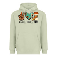 Matcha peace love fall Heavyweight Hoodie - JahusDesignShop