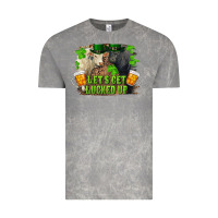 Cloud Rock lets get lucked up charolais and black angus bull Vintage Tee - RanaPortraitStore