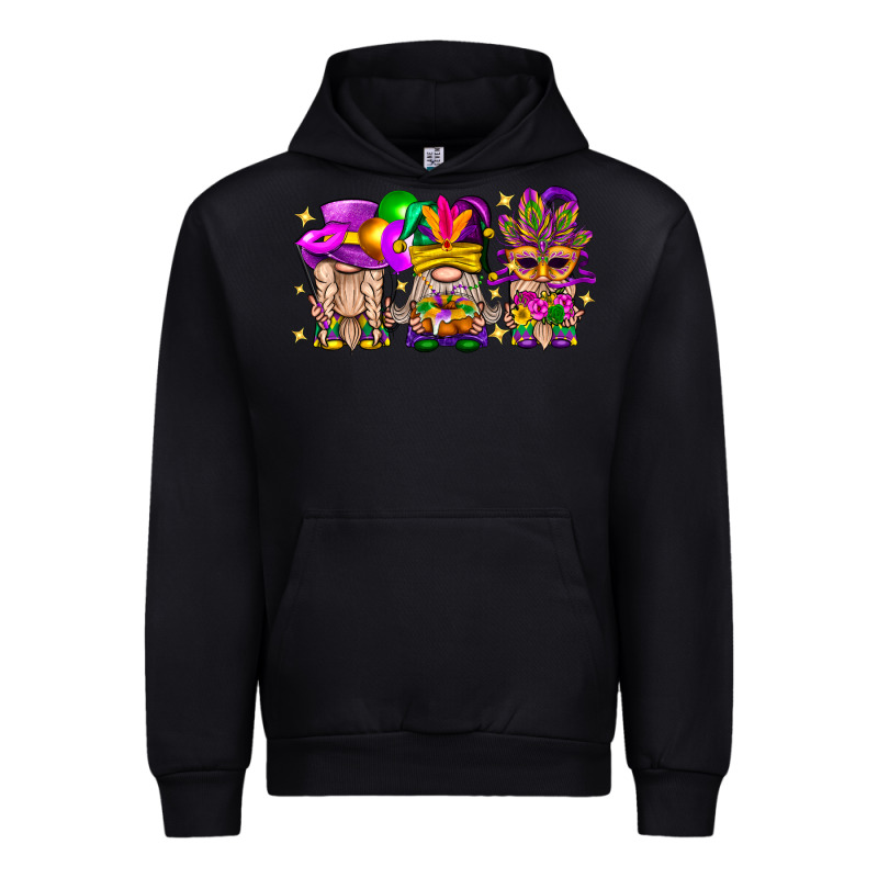 Mardi Gras Gnomies Cakes Flowers And Balloon Urban Hoodie by BundleAndBundleShop | Teevron