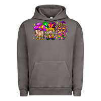 Pigment Tornado Mardi Gras Gnomies Cakes Flowers And Balloon Urban Hoodie - BundleAndBundleShop