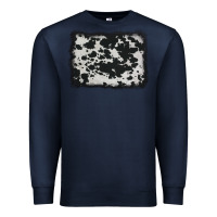 Navy cowhide background Premium Sweatshirt - AdoDesignShop