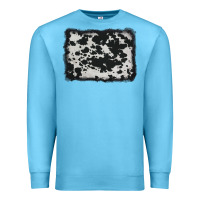 Ocean Blue cowhide background Premium Sweatshirt - AdoDesignShop