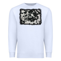 White cowhide background Premium Sweatshirt - AdoDesignShop