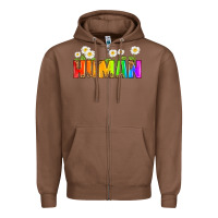 Chestnut human Zipper Hoodie - HRA Design Shop