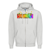 Dove Grey human Zipper Hoodie - HRA Design Shop